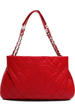 CHANEL 2011 CC diamond-quilted tote bag