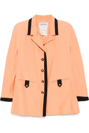 CHANEL 1990-2000s Single Breasted Jacket