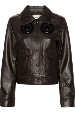 COPERNI Appliqu??-detail leather jacket