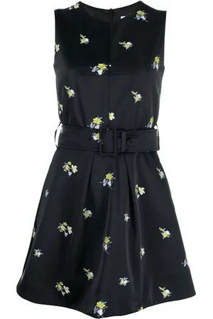 Patou Embroidered sleeveless mini dress