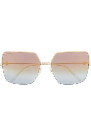 Cartier Oversized-frame gradient sunglasses