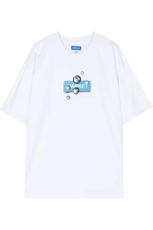 MARKET Damask cotton T-shirt