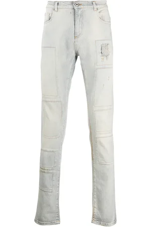 FAITH CONNEXION Slim-fit stonewashed jeans