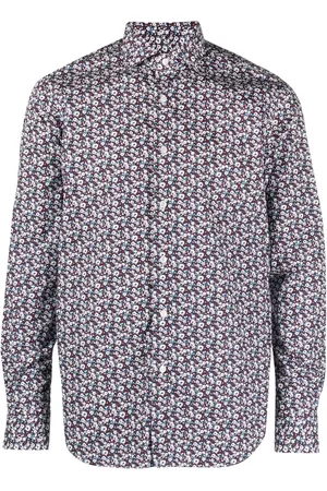 Xacus Floral-print cotton shirt