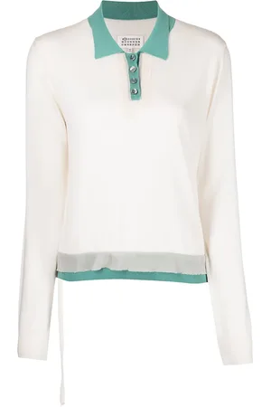 Maison Margiela Knitted polo top