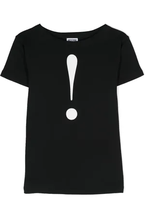 Moschino Exclamation-mark-print jersey dress