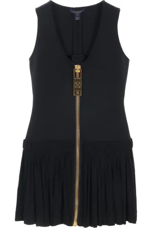 LOUIS VUITTON 2020s oversize-zip dress