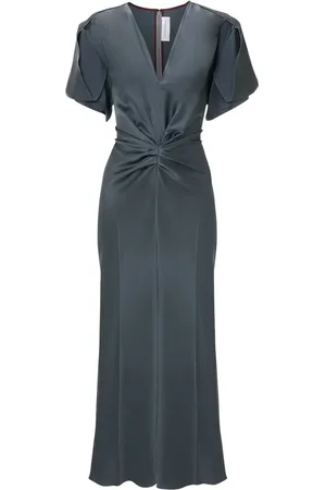 Victoria Beckham Twisted-detail midi dress