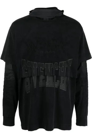 Givenchy Logo-embroidered long-sleeve t-shirt