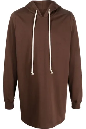 Rick Owens Drawstring long hoodie
