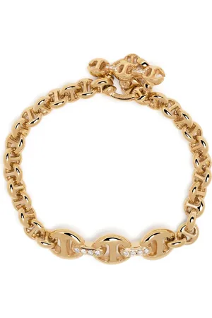 HOORSENBUHS 18kt yellow diamond chain-link bracelet