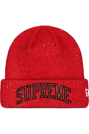 Supreme New Era Metallic Arc beanie hat