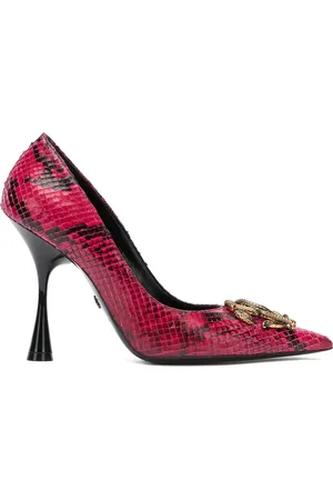 Roberto Cavalli Snake-print high heel-pumps