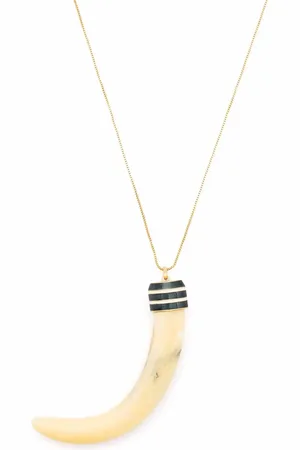 Tory Burch Horn-pendant necklace