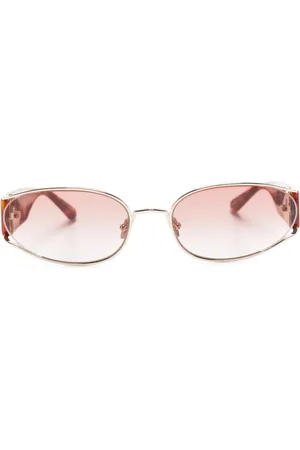 Linda Farrow Shelby oval-frame sunglasses