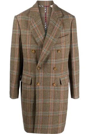 Vivienne Westwood Wreck checked double-breasted coat
