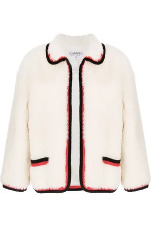 CHANEL 1994 contrast trimming jacket