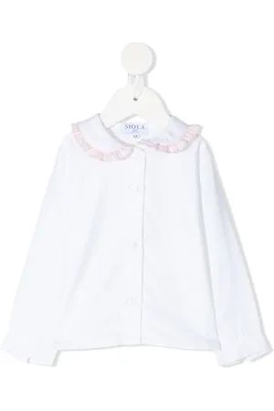 SIOLA Ruffle collared top