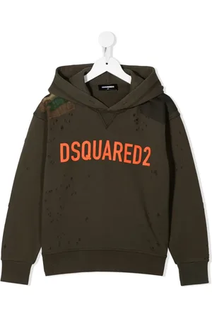 Dsquared2 Logo-print long-sleeve hoodie