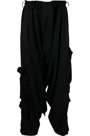 YOHJI YAMAMOTO Wide-leg cotton trousers