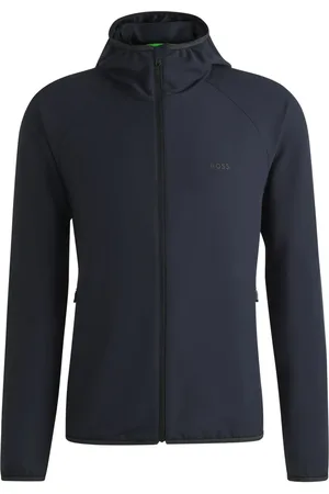 HUGO BOSS Hooded zip-up jacket