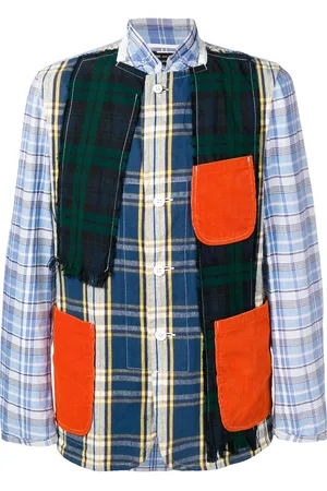 Comme des Garçons Checked patchwork jacket