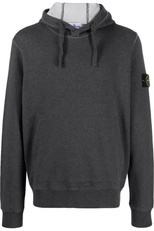 Stone Island Compass-motif cotton hoodie