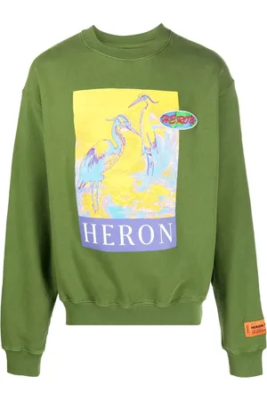 Heron Preston Logo-print organic cotton sweatshirt