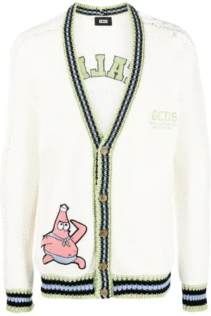 GCDS Spongebob long sleeve cardigan