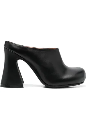 Marni Block-heel leather mules