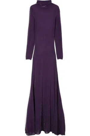 Tom Ford Metallic-knit evening dress