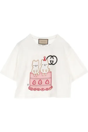 Gucci 2010s cropped cotton T-shirt