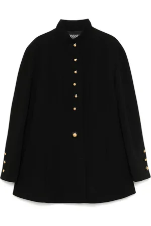 CHANEL 1990s Coco mark button jacket