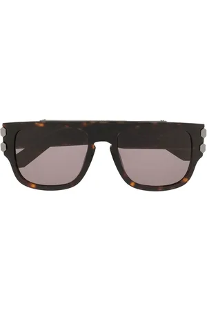 Philipp Plein Tortoiseshell-effect tinted sunglasses
