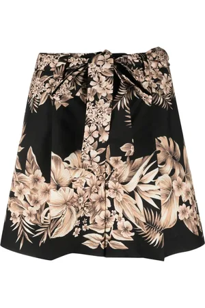 Twin-Set Floral-print detail shorts