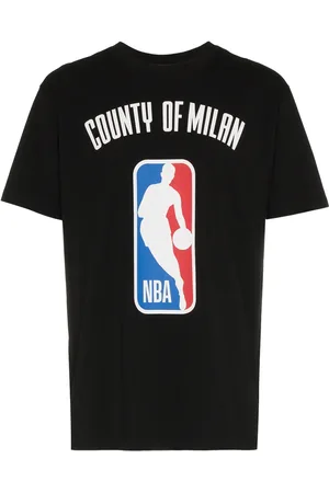 MARCELO BURLON X NBA print ribbed neck t-shirt
