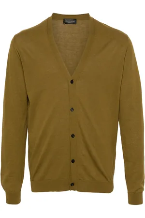 Roberto Collina Button-up fine-knit cardigan