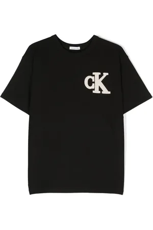 Calvin Klein Logo-patch cotton T-shirt