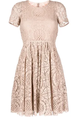 Burberry Short sleeve lace dress