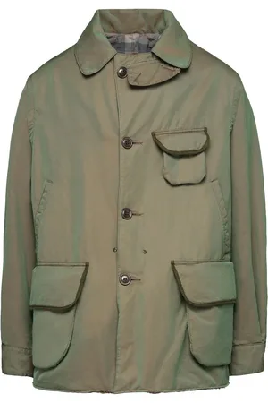 Maison Margiela Distressed cotton shirt jacket