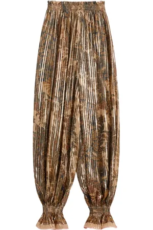 VALENTINO GARAVANI Voyage Imaginaire-print balloon trousers
