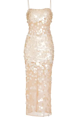 Retrofete Mischa sequin-embellished midi dress