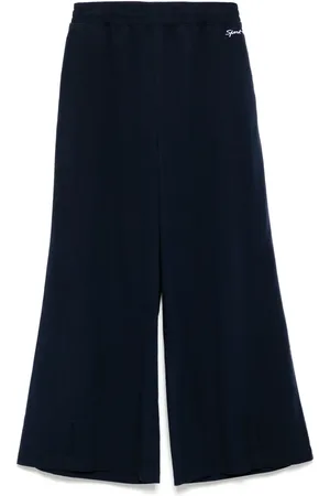 AGNÈS B. Logo-embroidered pants