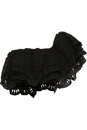 CHARO RUIZ IBIZA Broderie-anglaise one-shoulder top