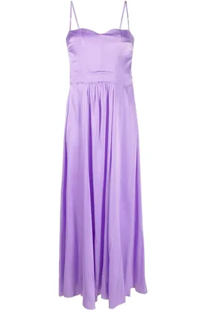 FORTE FORTE A-line silk-blend dress