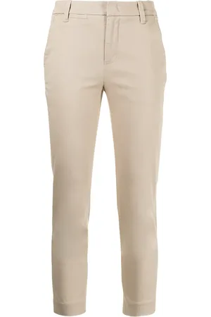 Vince Cropped stretch-cotton trousers