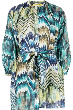 CHUFY Patterned tie-fastening dress