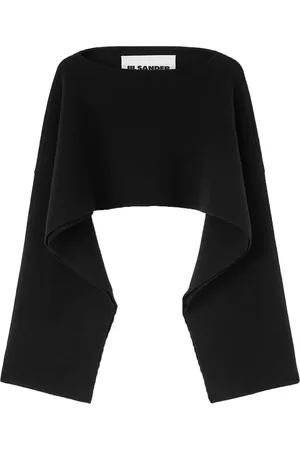 Jil Sander Wool-blend poncho