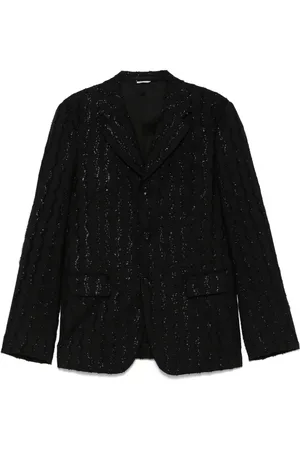 Comme des Garçons Fringe-detail blazer