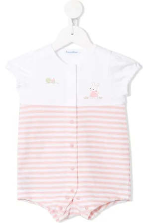 Familiar Striped print short sleeve body